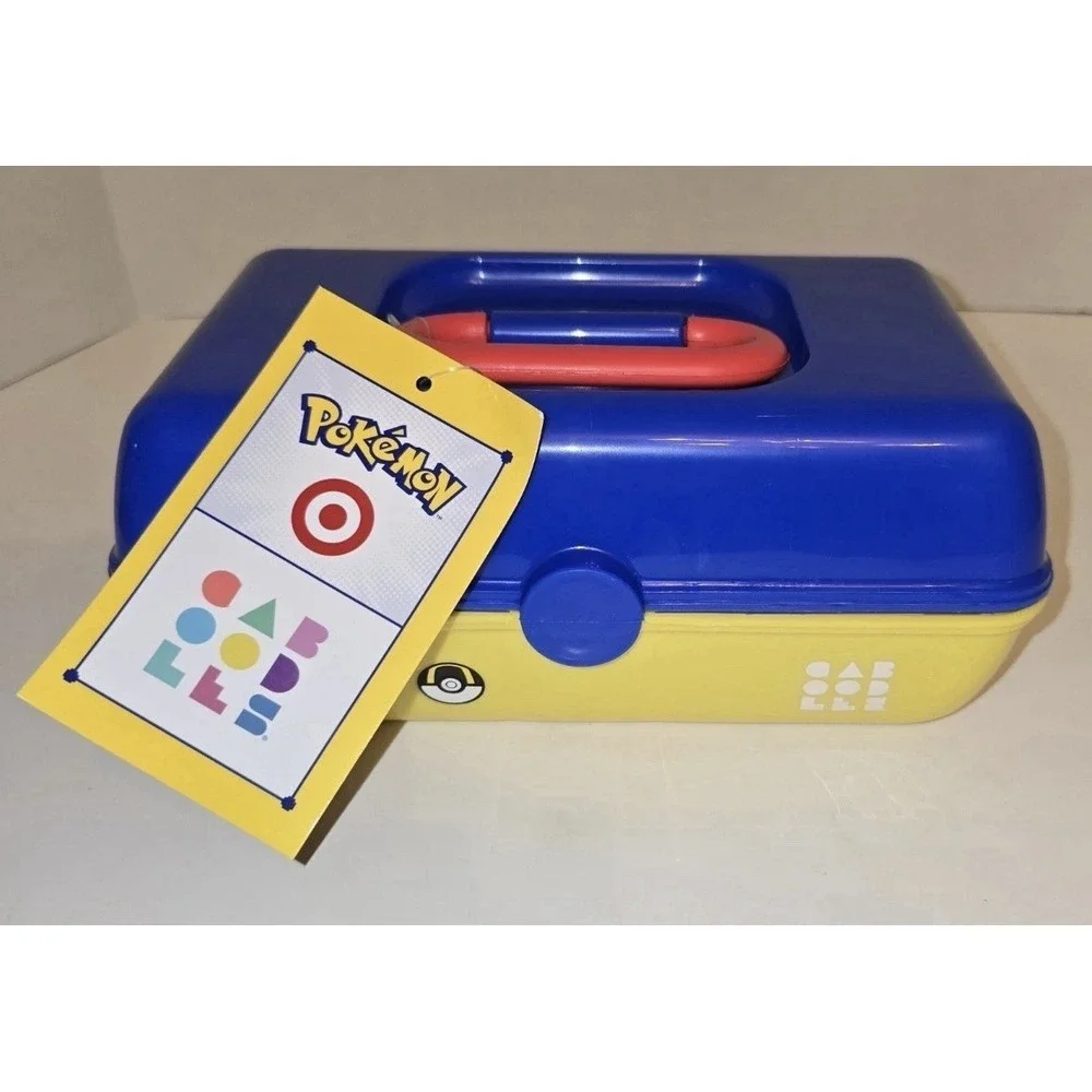 Pokemon x Target Caboodles Case Blue/Yellow NEW